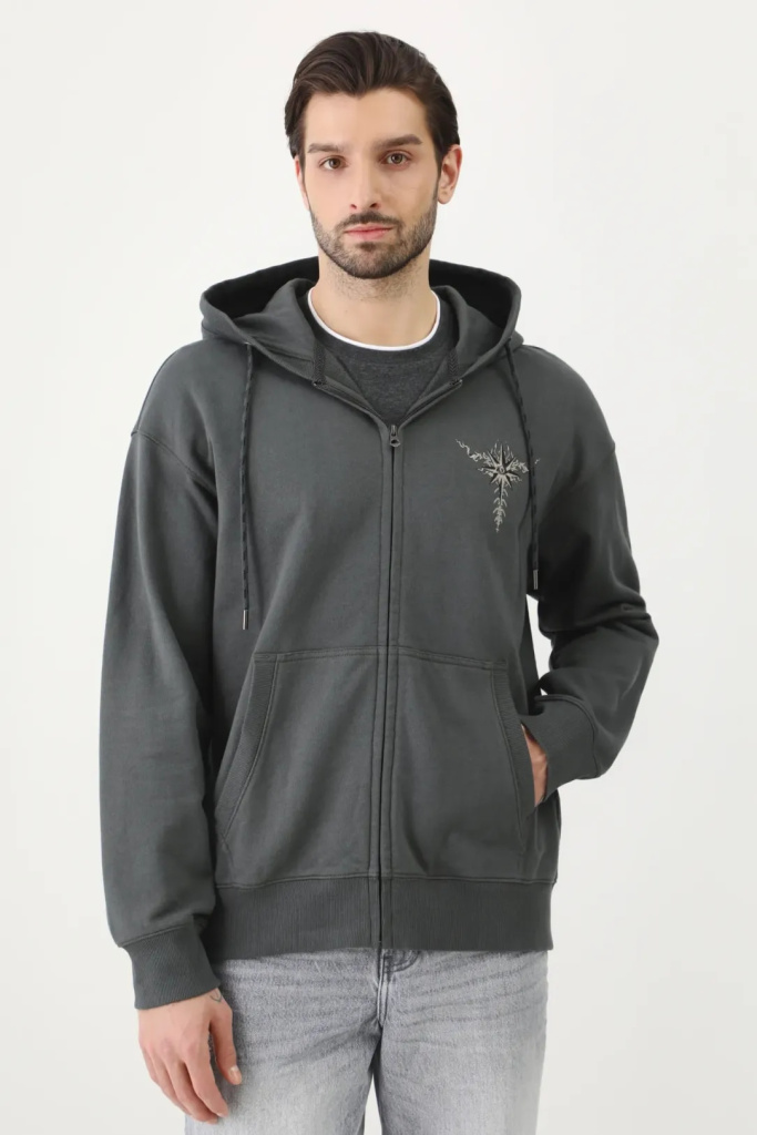 толстовка-кардиган