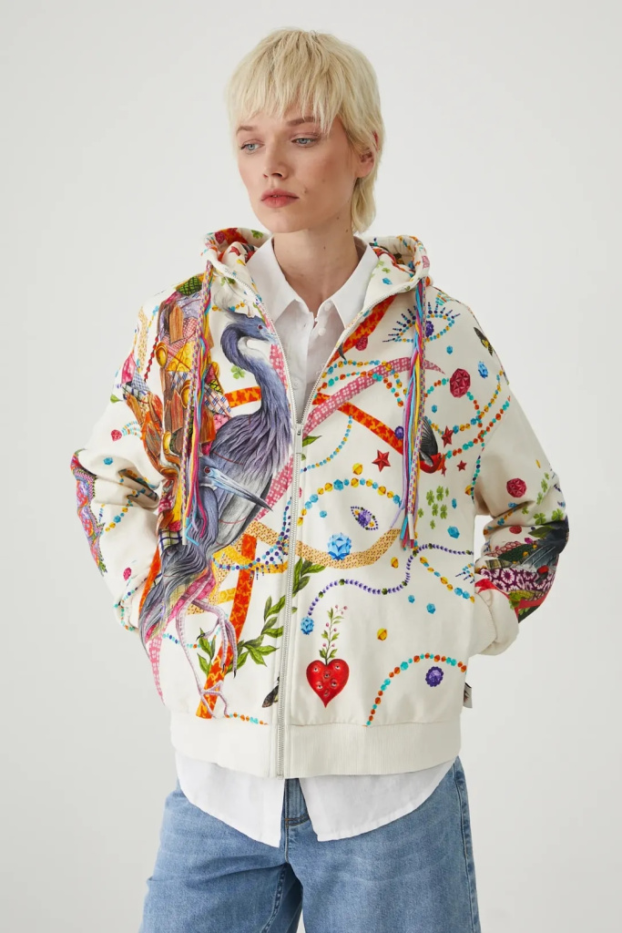 толстовка-кардиган