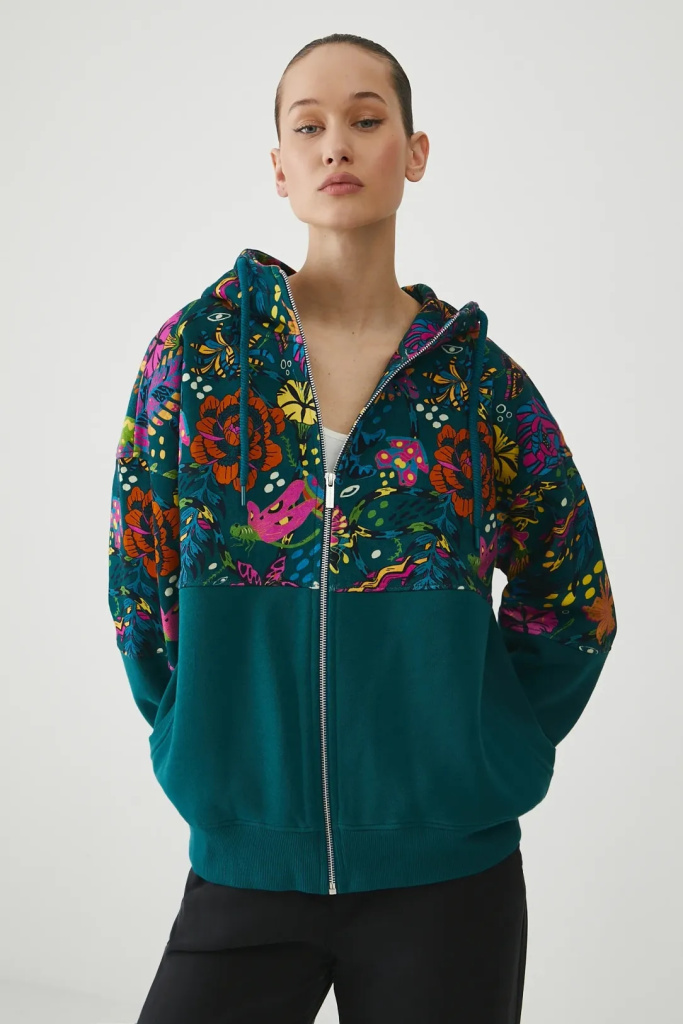 толстовка-кардиган